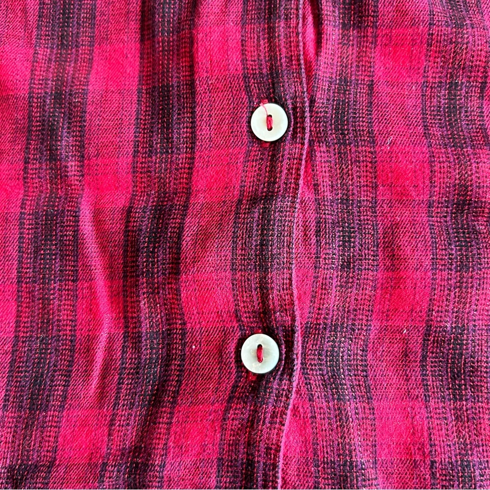 Plaid Red Women's Pajama Set - Picture 8 of 14
